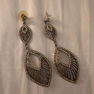 Light cocktail fancy earrings